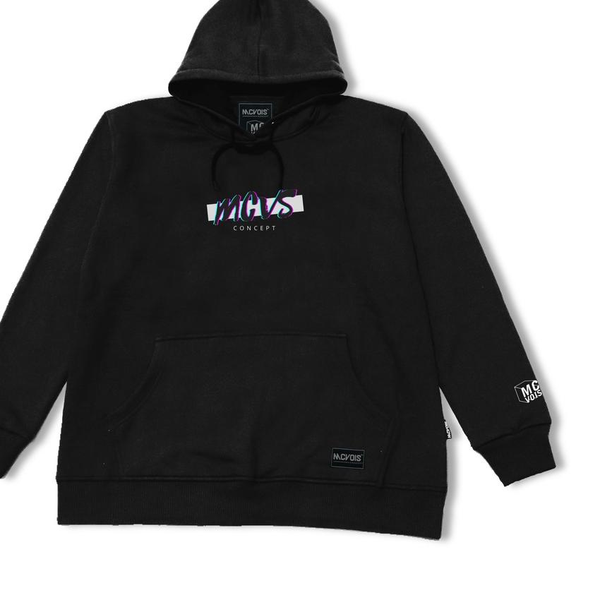 ☪ Mcvois Sweater Hoodie Bordir Glitch Premium ֍