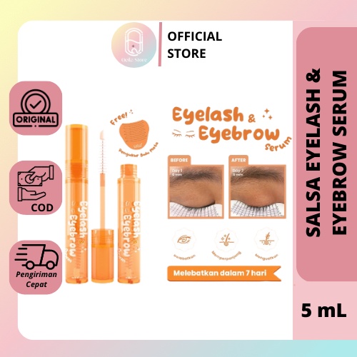 Qeila - SALSA EYELASH &amp; EYEBROW SERUM BPOM