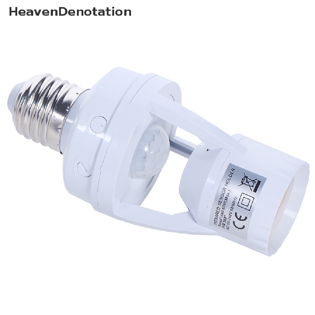 [HeavenDenotation] Dudukan Lampu Induksi Sekrup E27 Saklar Sensor LED E27 Safe Body Hol HDV