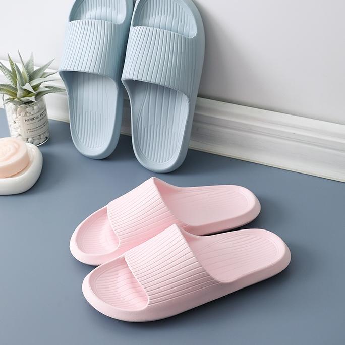 TERLARIS MINISO Sendal Slop Sandal Karet Wanita Sendal Wanita Kekinian Rumah Berkualitas Sandal Kama