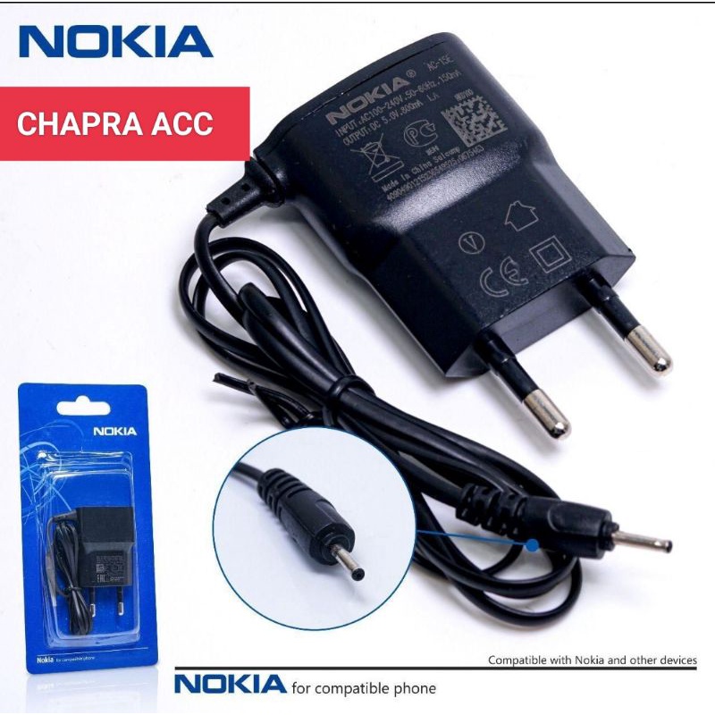 charger/cas/casan Nokia lama kecil original