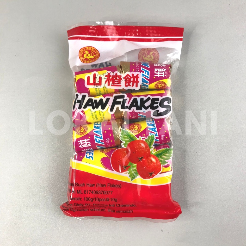 

Permen Sanca Haw Flakes Chen Liang Ji 100gr Isi 10Pcs - Manisan Haw