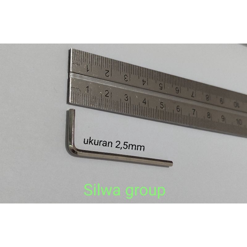 kunci L hexagonal satuan ukuran 2 dan 2,5 termurah bisa nego pembelian tertentu