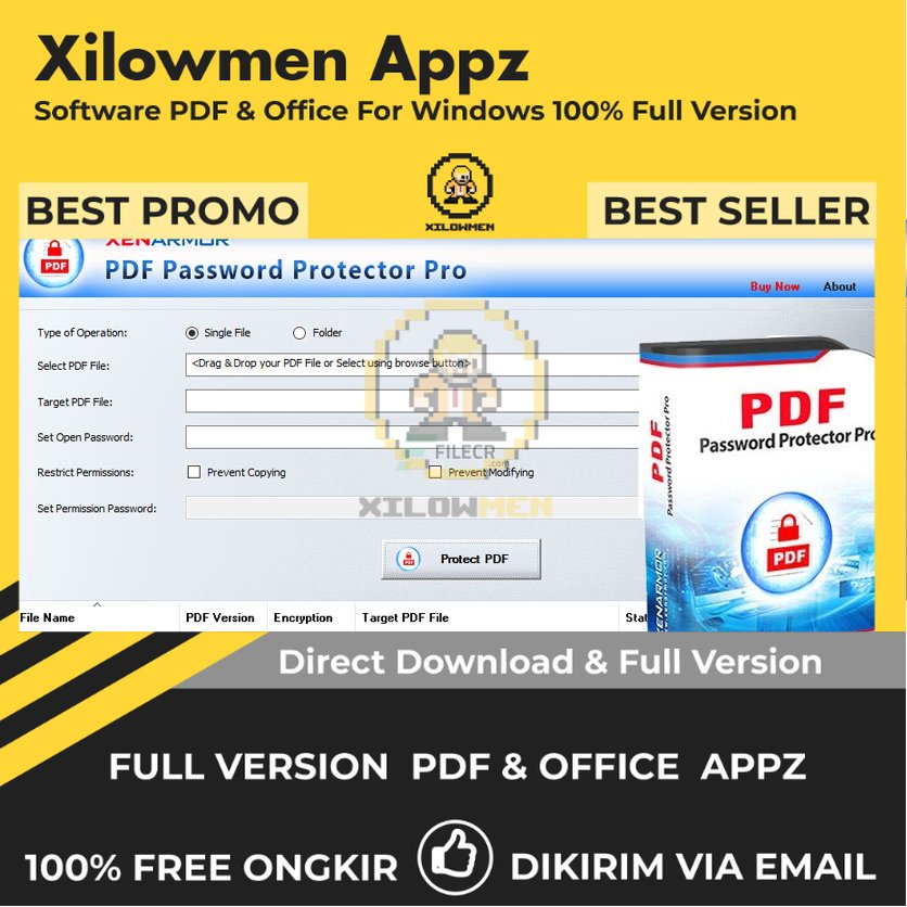 [Full Version]  XenArmor PDF Password Protector 2022 Pro PDF Office Lifetime Win OS