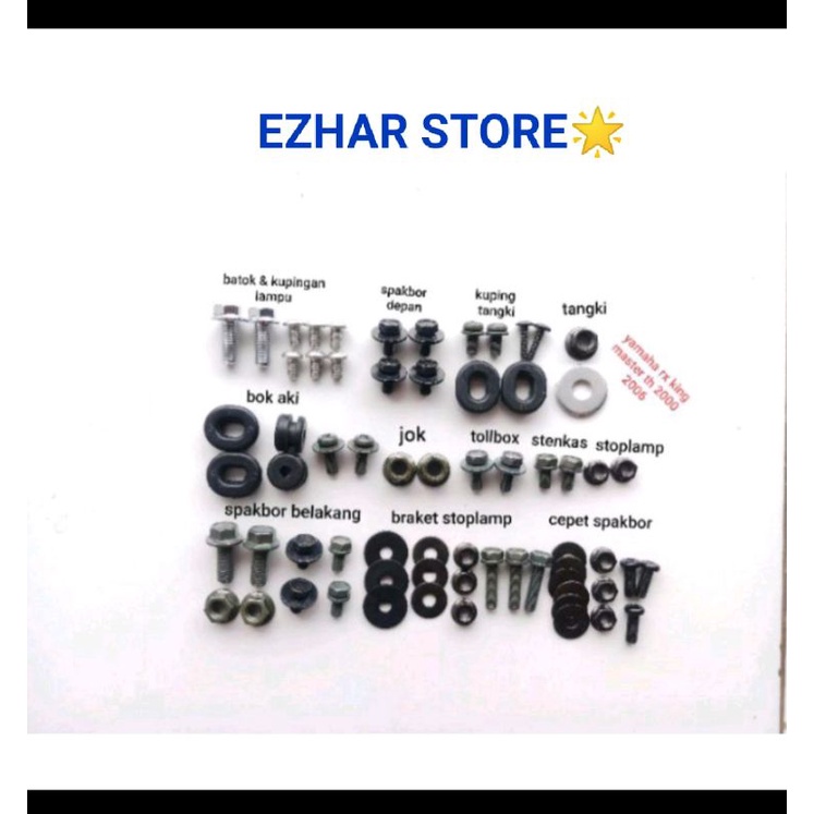 baut full body Yamaha RX king)baut full set body RX king thn2000-2006