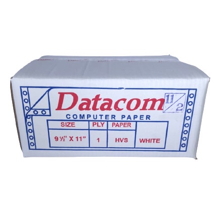 

Terlaris Kertas Continuous Form Datacom 9.5X11 1Ply Bagi 2