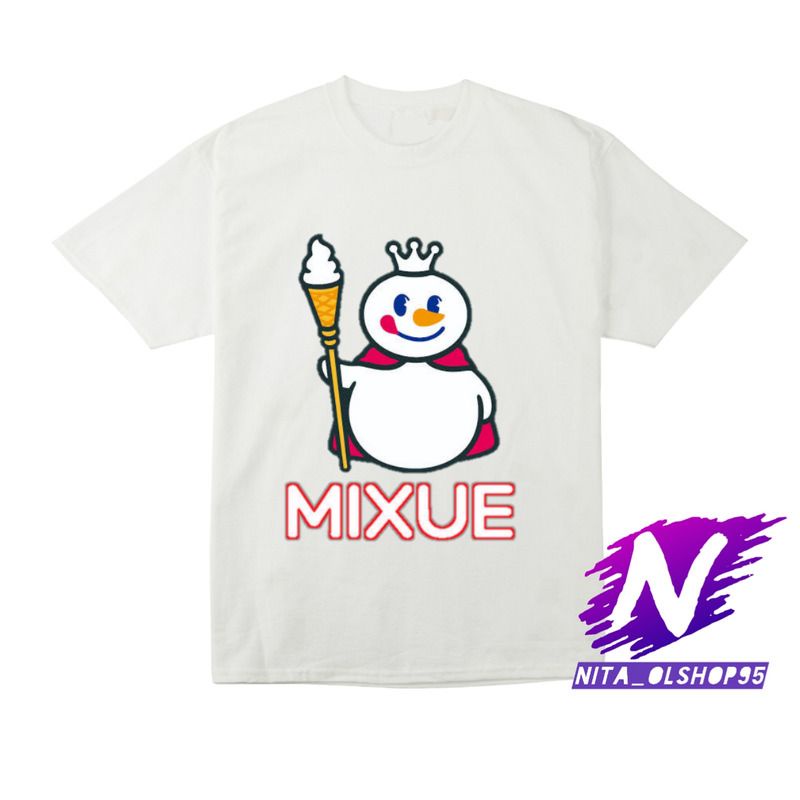 kaos anak baju anak mixue