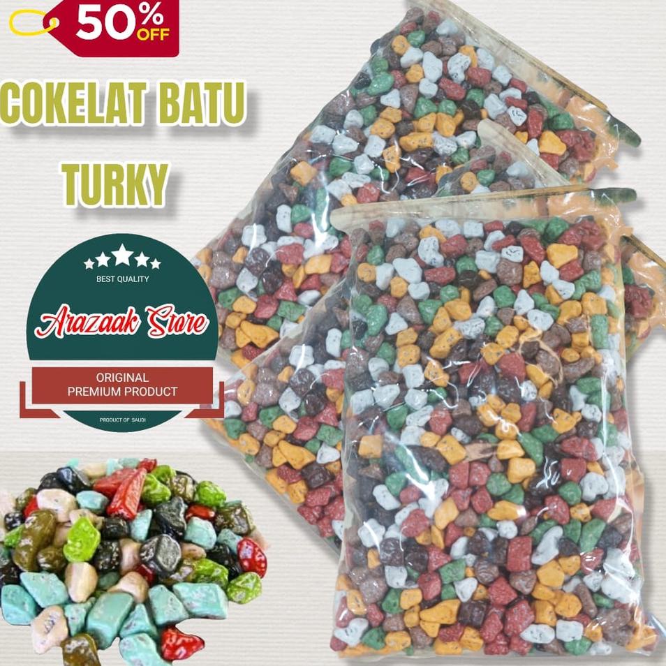 

☁ cokelat batu /cokrlat krikil arab/turky 1kg ✴