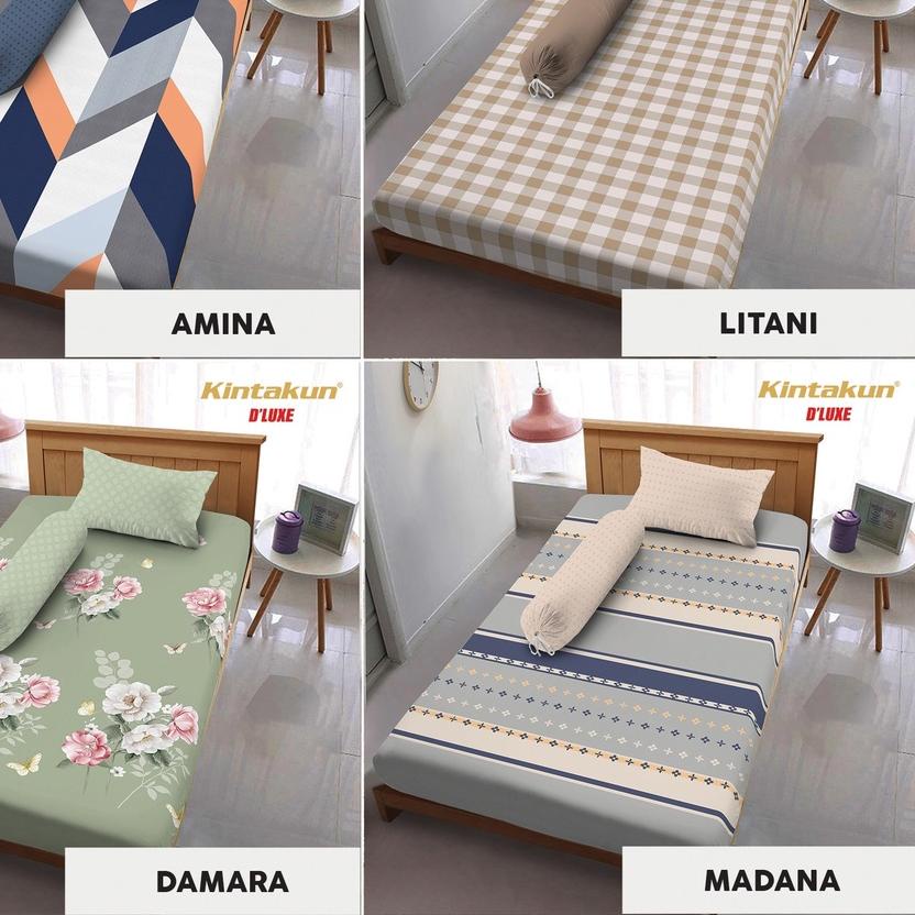➤ Kintakun Sprei D'Luxe Single Size Nirmana Edition Uk.  TINGGI 30 CM ➱