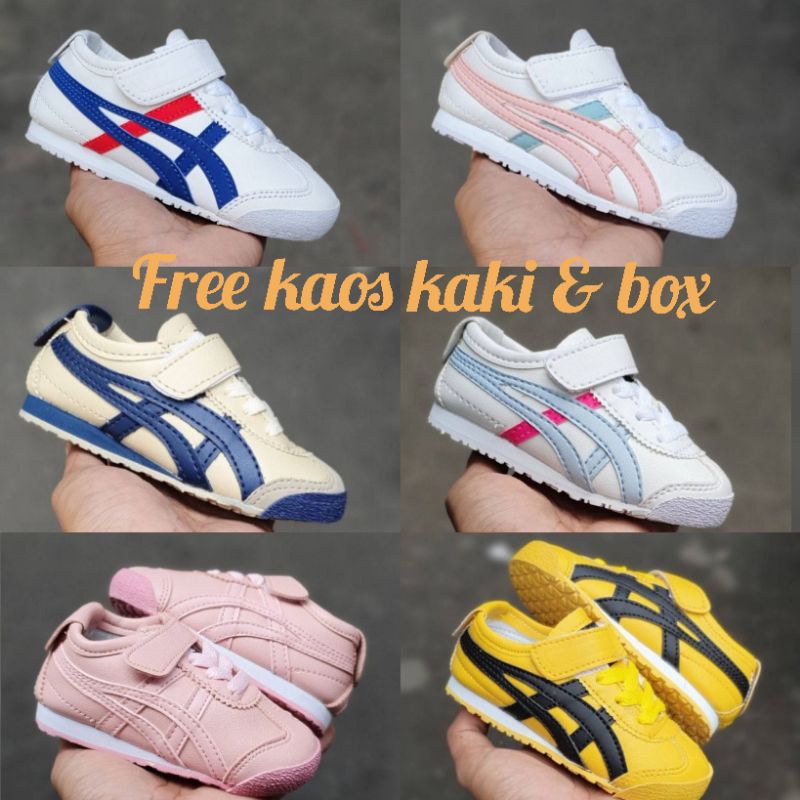 (Ready) Sepatu Sneaker 0nitsuka Anak perempuan laki laki unisex sepatu anak model terbaru sepatu anak usia 1 - 10 tahun grade original import quality