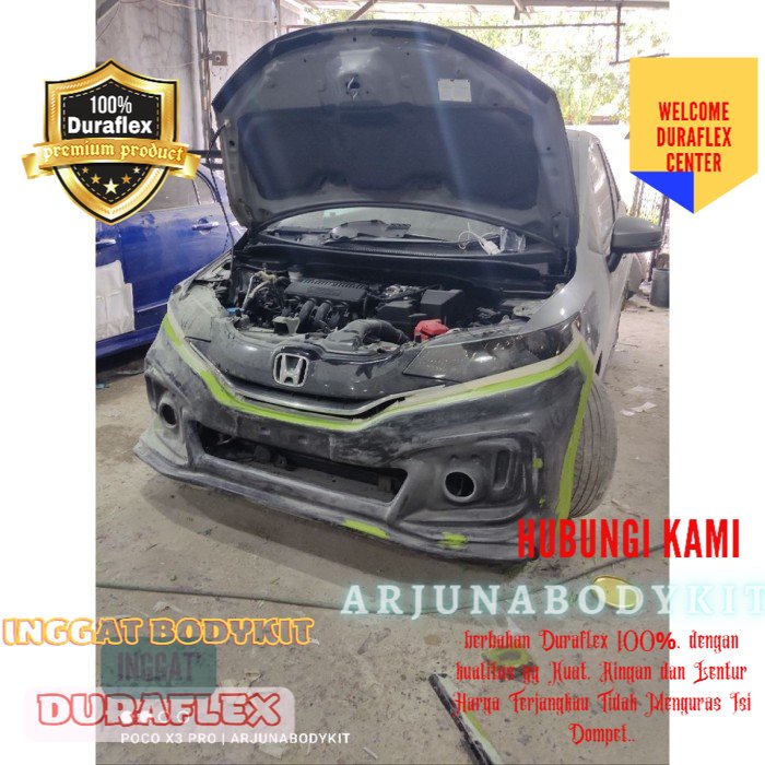 bodykit honda jazz gk5 bodykit jazz 2014 2015 2017 2018 GRADE-A