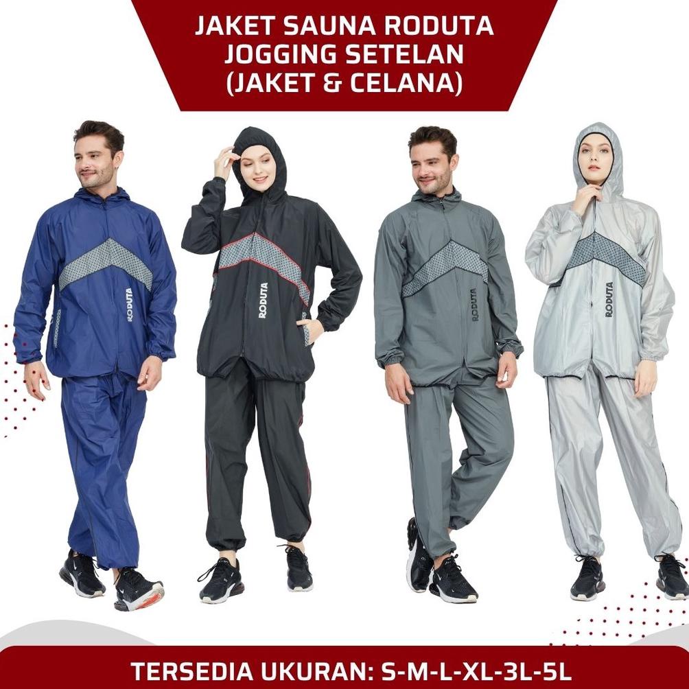 Jaket Sauna Olahraga Roduta Jogging