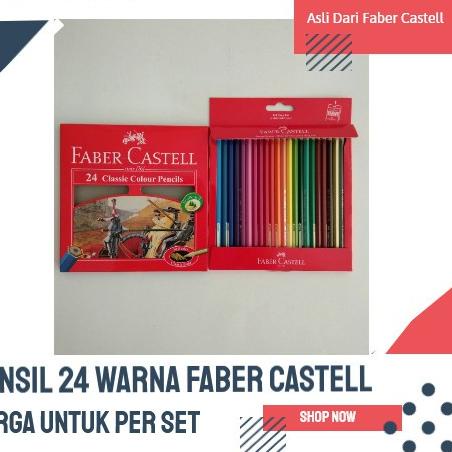 

Top Shipment Pensil warna faber castell isi 24 CLASSIC