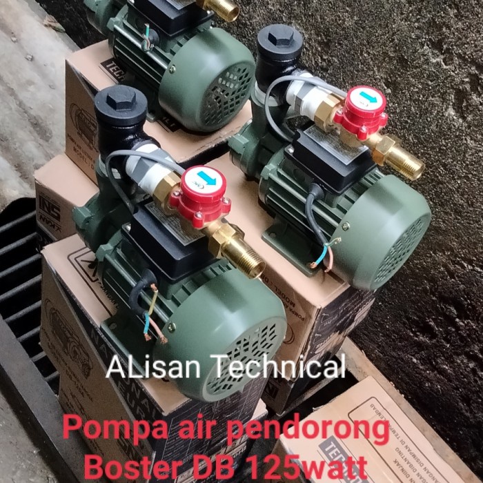 Pump Pompa Air Otomatis Pendorong Boster Db 125Watt Komplit