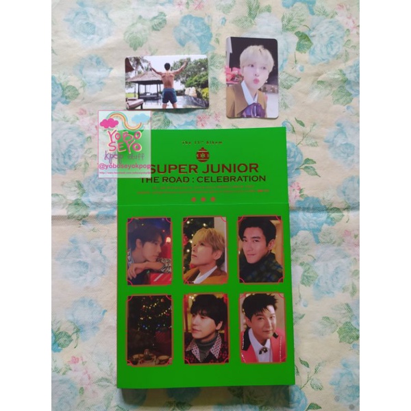 Super Junior 11th Album Celebrate Ryeowook Photocard PC Ryeowook Manyun Photocard PC