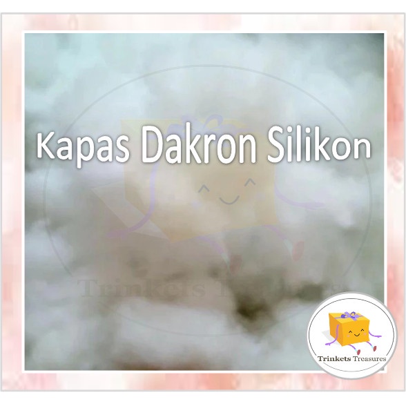✨ BISA COD ✨ Kapas Dakron Silikon Silicone Dacron kapas bantal boneka DIY 1kg 1 kg
