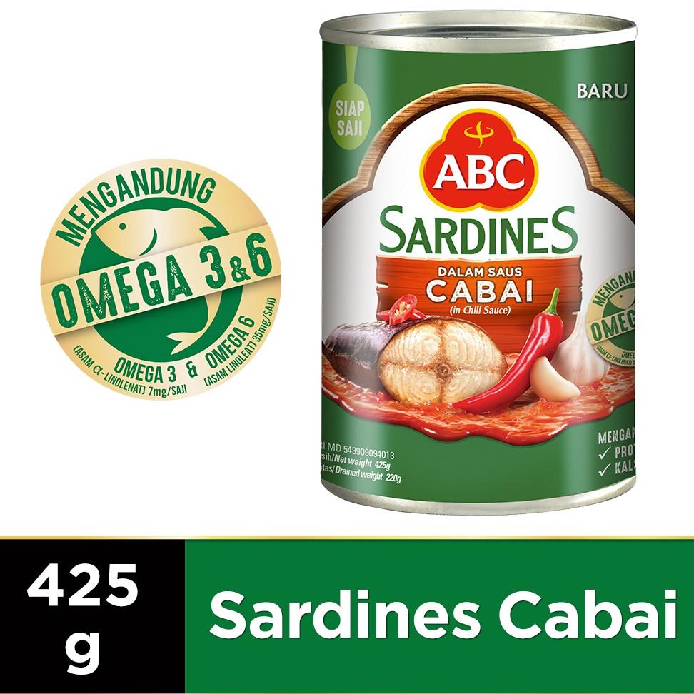 

foh24 ABC Sarden Saus Cabai 425 g .,,.,.,