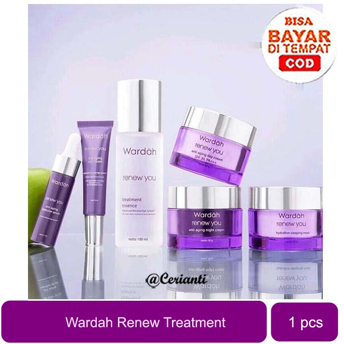 [RENEW YOU SERIES | BPOM] Wardah Renew You Series Anti Aging | Anti keriput | Day Night Cream Facial Wash Serum_Cerianti