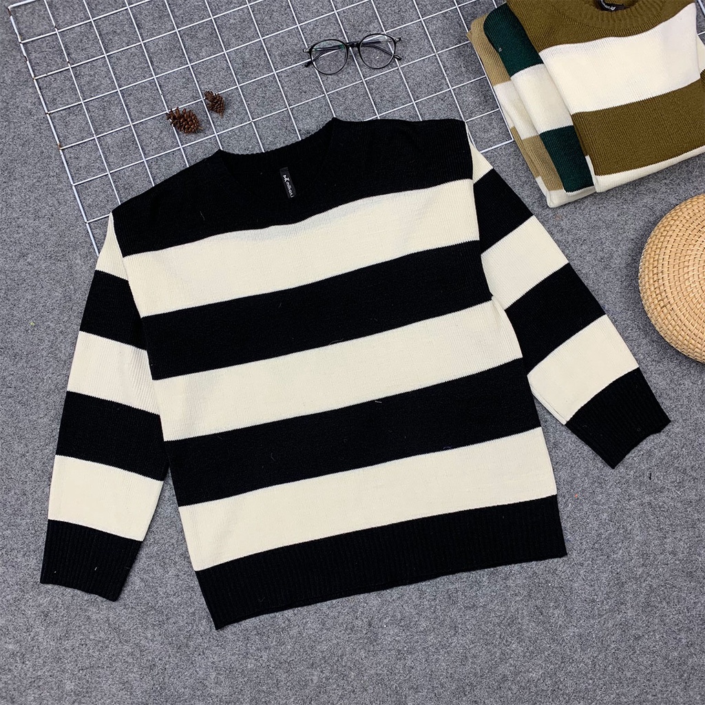 TOKOMILKAN -  Sweater Rajut PREMIUM Atasan Wanita CORLA | Pakaian Rajut Wanita KOREAN OVERSIZE