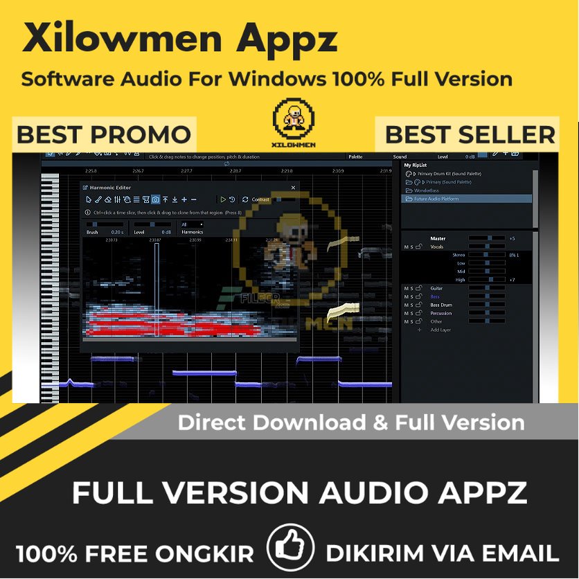 [Full Version] Hit’n’Mix RipX DeepAudio Pro Lifetime Audio Software WIN OS - Alat pengeditan dan pemulihan audio lanjutan