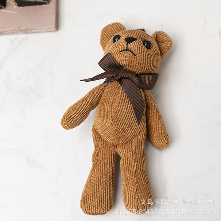 Beruang Kecil Multi-Warna Bergaris Beruang Mainan Boneka Boneka Boneka Pernikahan Wedding Kegiatan Perusahaan Hadiah Ulang Tahun