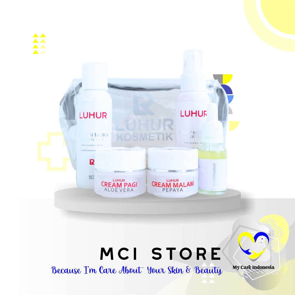 Paket Whitening - Luhur Skincare Menjadikan Wajah Glowing dan Cerah