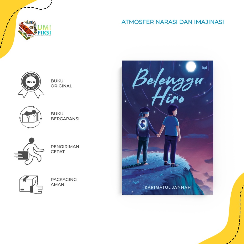 Buku Novel Belenggu Hiro - Karimatul Jannah - Mediakita