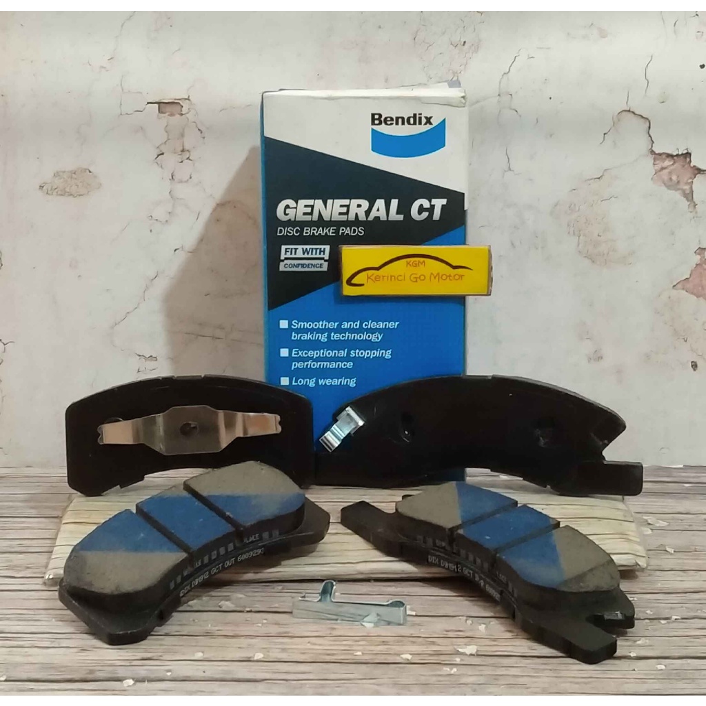 BRAKE PAD KAMPAS REM DEPAN AGYA AYLA MANUAL MIRAGE BENDIX DB1912 GCT