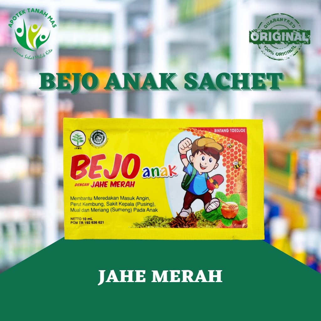 Bejo Anak Jahe Merah Sachet