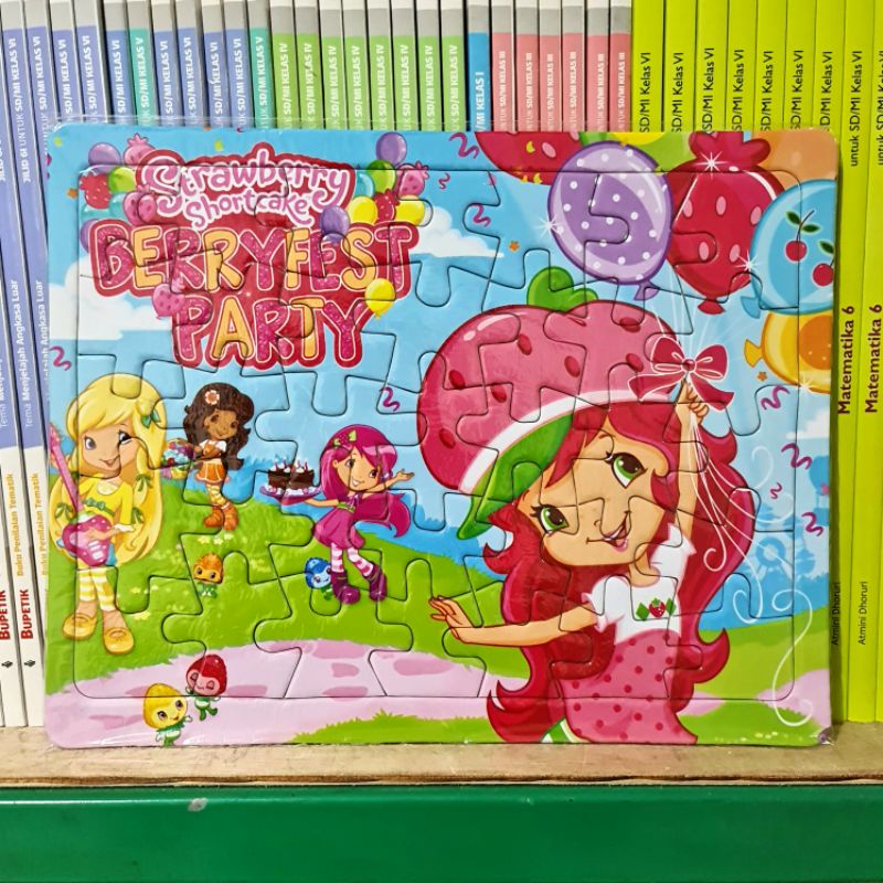 PUZZLE / PUZLE / PAZEL KARTON 30 KEPING MOTIF ANAK CEWEK - MAINAN EDUKASI ANAK