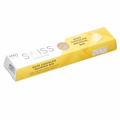 

MARKS & SPENCER M&S Swiss White Chocolate Mountain Bar 100g