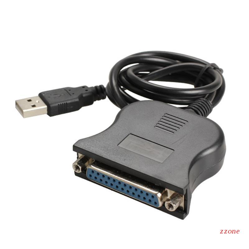 Zzz USB 2.0 Ke 25Pin DB25 Kabel Port Paralel IEEE 1284kabel Adaptor Printer Paralel USB Ke DB25 25Pin Paralel