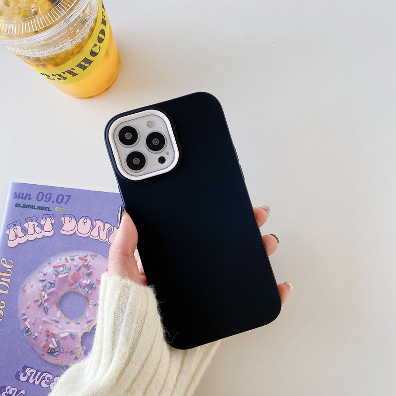 Case Karet Perasaan Kulit Redmi 9C 10 Note8 10 11 Pro 10S 11s note 12 Pro Xiaomi Note8 10 11s 12 Pro Pink Black Casing Ponsel