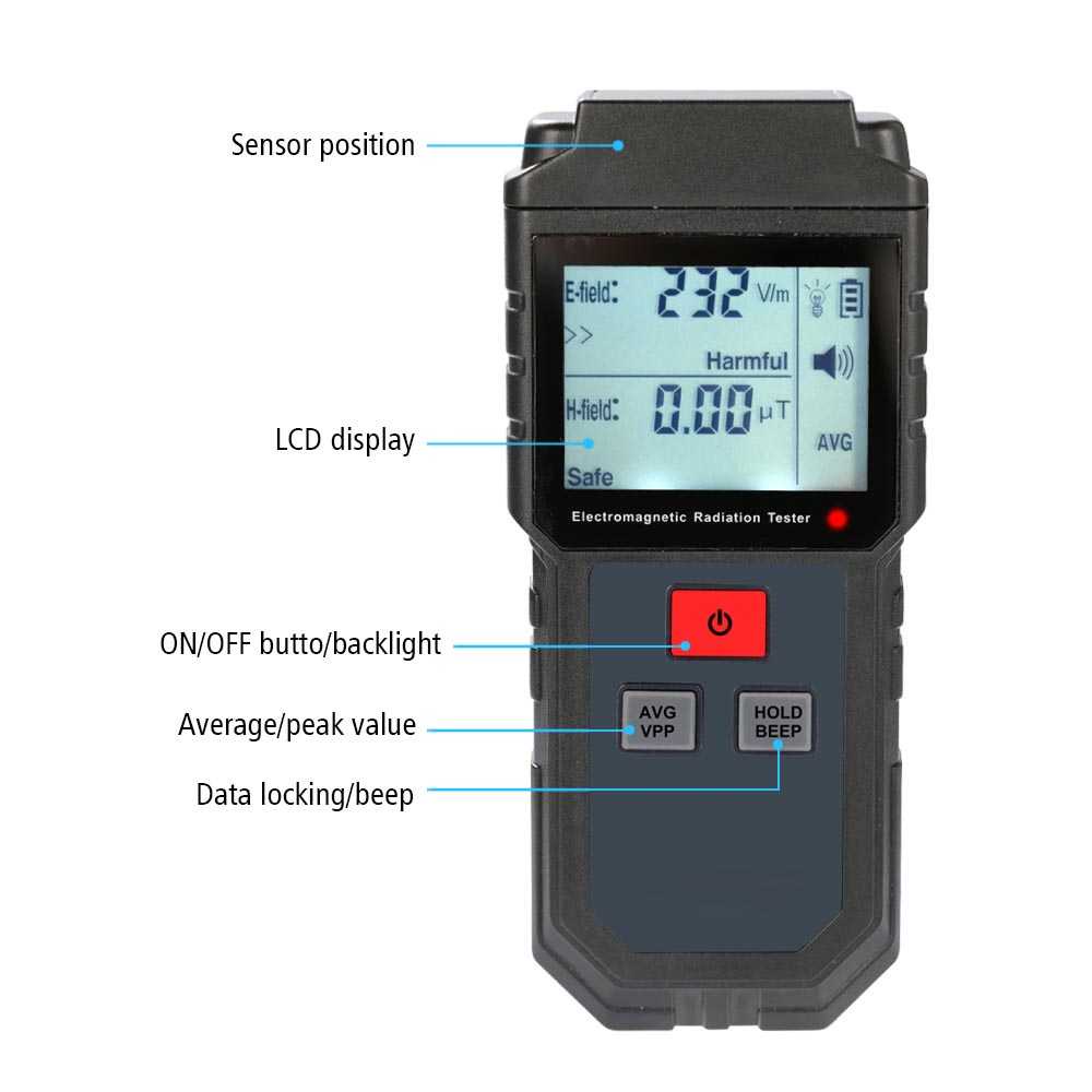 (BISA COD) FTIHSHP  Digital Electromagnetic Radiation Field Dosimeter Detector - ET825