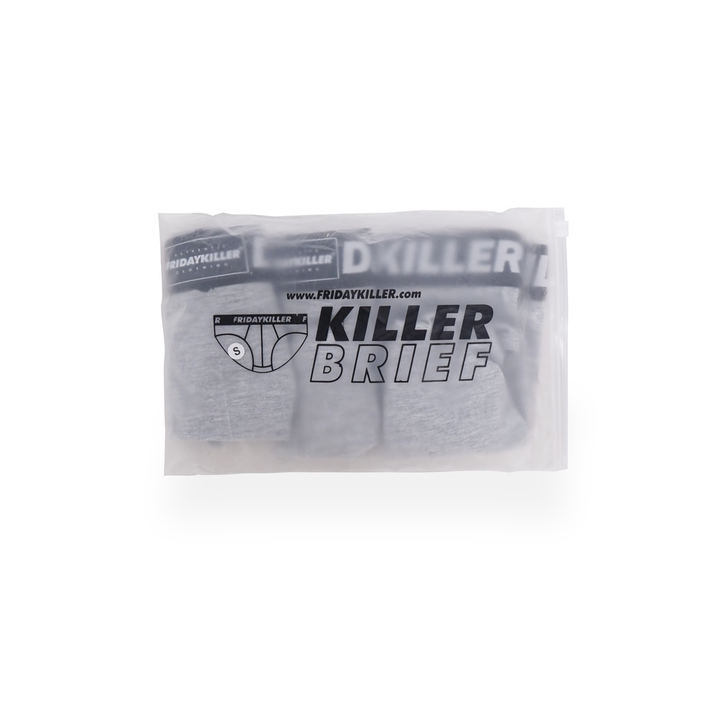 CELANA DALAM FRIDAY KILLER ISI 3 PCS | AZETH ALL GREY