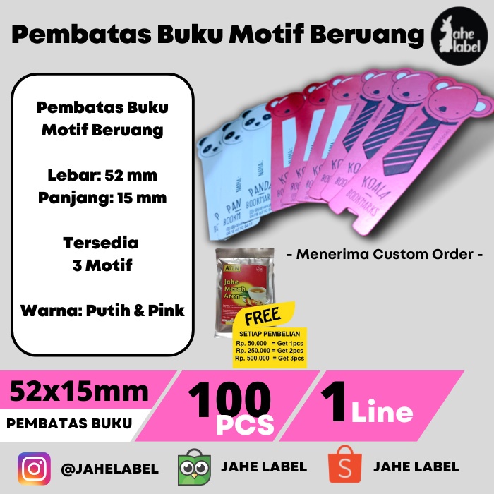 

Terlaris ✨ -PEMBATAS BUKU MODEL PANDA DAN BERUANG BAHAN IVORY METALYZE- 2.2.23