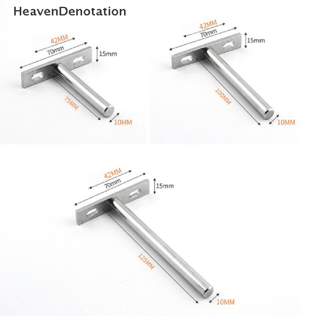 [HeavenDenotation] 1pcs Penyangga Rak Lipat 3 &quot;4&quot; 5 &quot;Hidden Floag Wall Shelf Support s Untuk HDV Heavy Duty