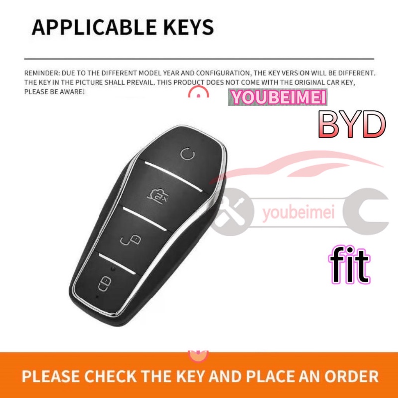 Case Kunci Baru BYD ATTO3 Mobil remote control key is Song Dynasty Han Ev Hall DMI pro Qin Lupu Song Max Yuan BYD.