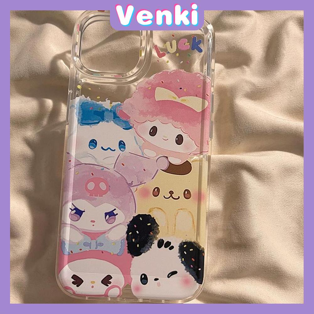 Case For iPhone 11 Soft TPU Transparent Space Case Cute Cartoon Case Plating Buttons Camera Protection Shockproof For iPhone 14 13 12 11 Plus Pro Max 6 7 8 Plus XR XS