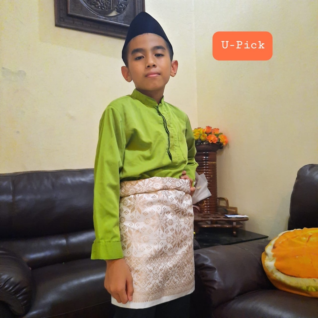 Rumpak Anak Laki Laki || Songket Anak Tradisional Modern || Rok Songket Anak Cowok || Kain Songket Anak Khas Melayu