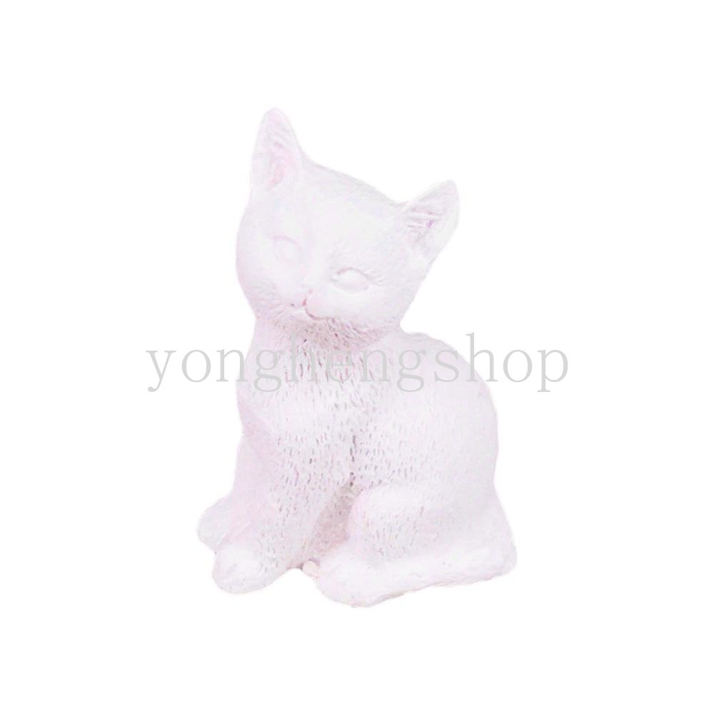 3d Lucu Kucing Berbentuk Silikon Resin Tanah Liat Sabun Cetakan Lilin Membuat Alat Fondant Cokelat Permen Cetakan Kue Dekorasi Dapur DIY Baking Mold