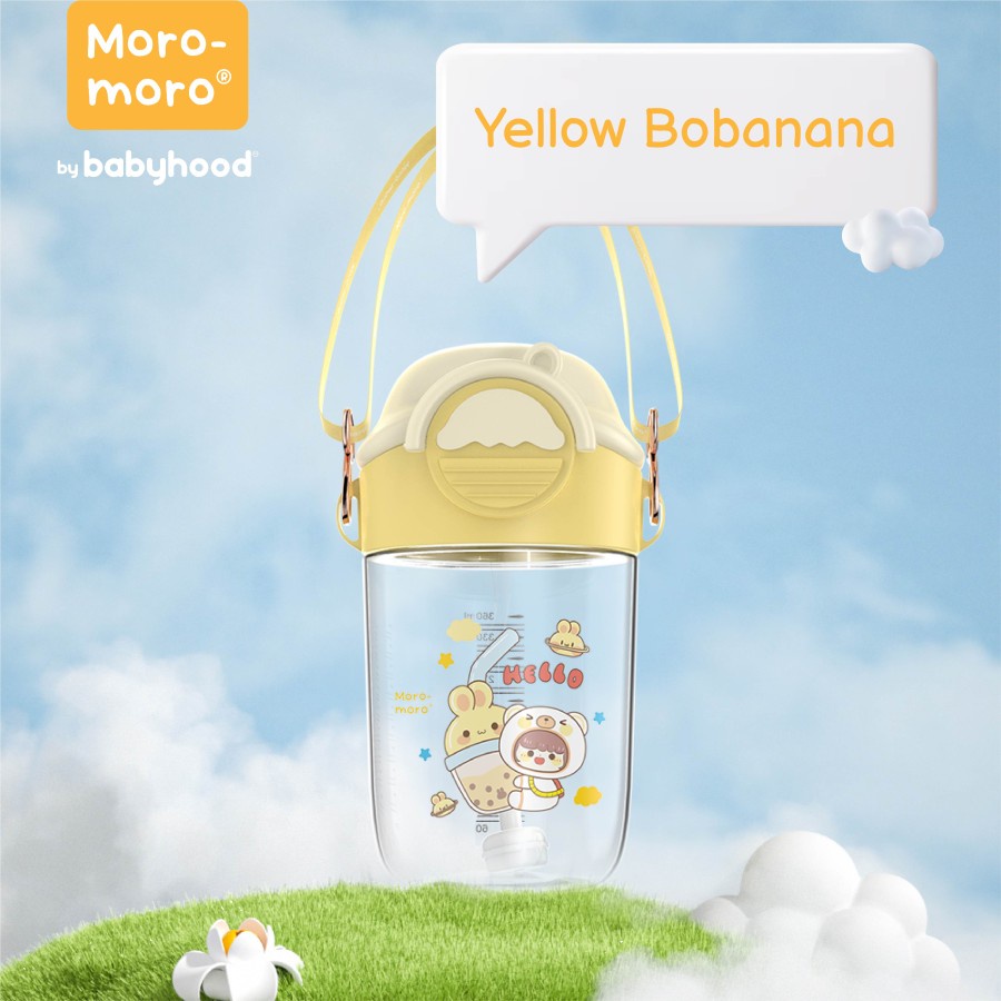 Moro-moro Joyful Straw Cup 360ml /  Botol Minum Anak