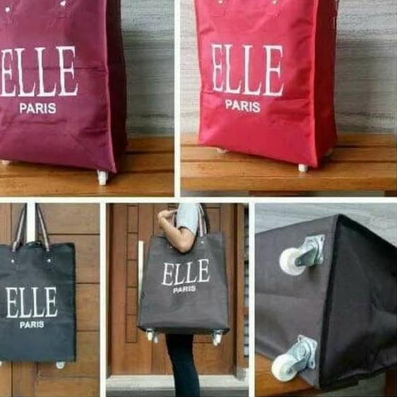 ❅ Tas belanja jumbo trolley Elle Paris/ shopping bag trolley Elle paris ○