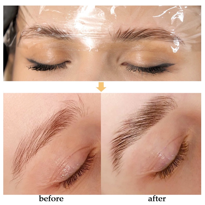 【100% Asli 】Ibcccndc Set Perm Alis Baru Membentuk Alis Dengan Cepat Membentuk Set Perm Alis Brow lift / alis laminasi diy - Kit Pengangkat Alis Alis Perm Lotion Alis Mata Laminasi Semi Permanen Salon Kecantikan Pengangkatan Alis Perming Nutrisi