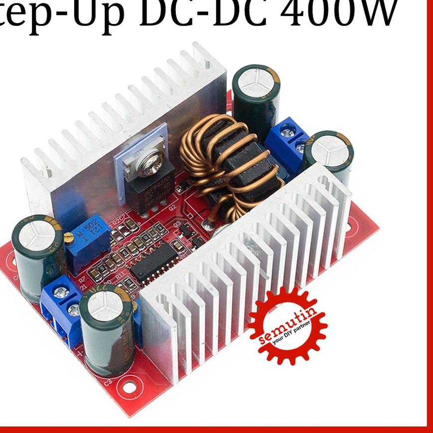 ✫ Step-Up Boost DC-DC 400W / Module Converter Pengganti Constant Current Power Supply / LED Driver ←