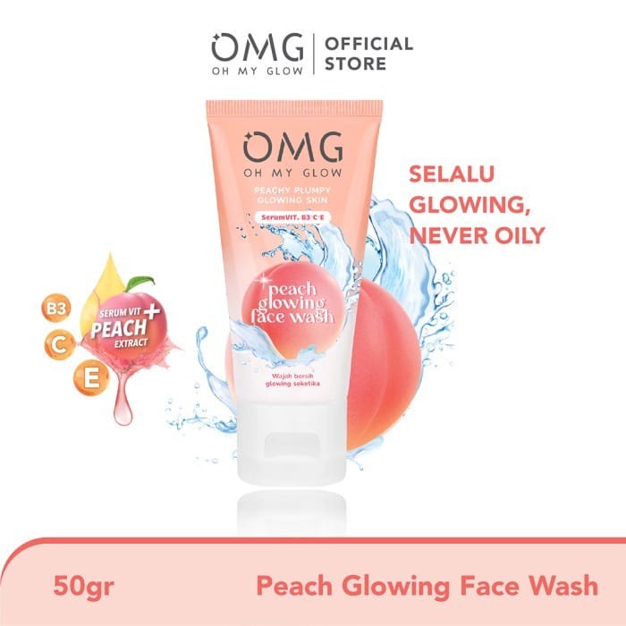 ❤ PAMELA ❤ OMG Peach Glowing Series | Peachy Plumpy Glowing Skin | Cream | Face Wash | Toner | Krim Wajah | Sabun Cuci Muka | BPOM