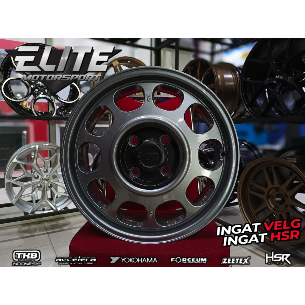 Velg HSR Ring 16 Rata Body Lubang 4x114.3 Untuk Mobil Avanza Kijang Xenia