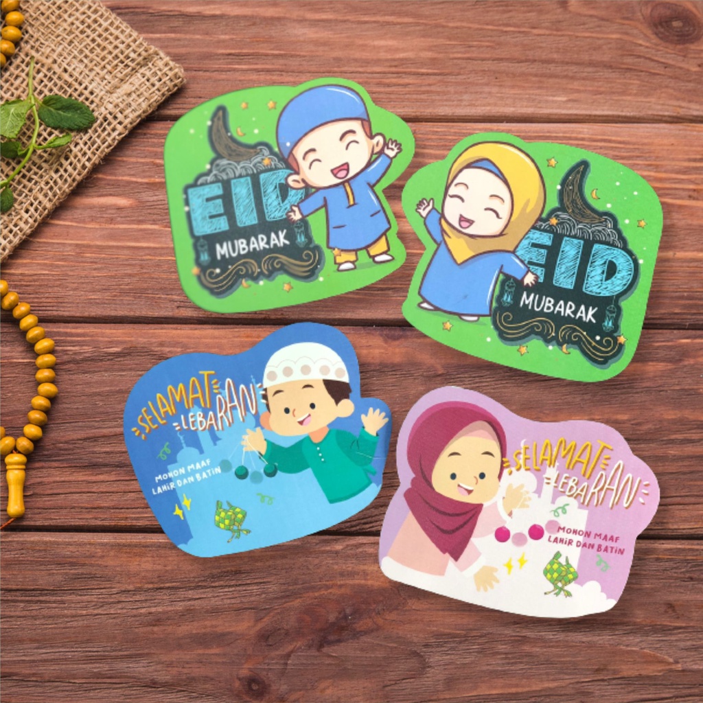 

Amplop Lebaran Lucu / Amplop Lebaran Bentuk 3D READY STOCK ISI 6 PCS