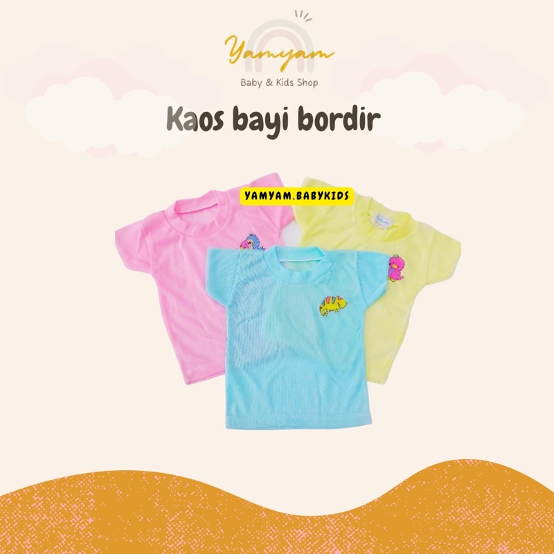 kaos bayi bordir kaos bayi adem