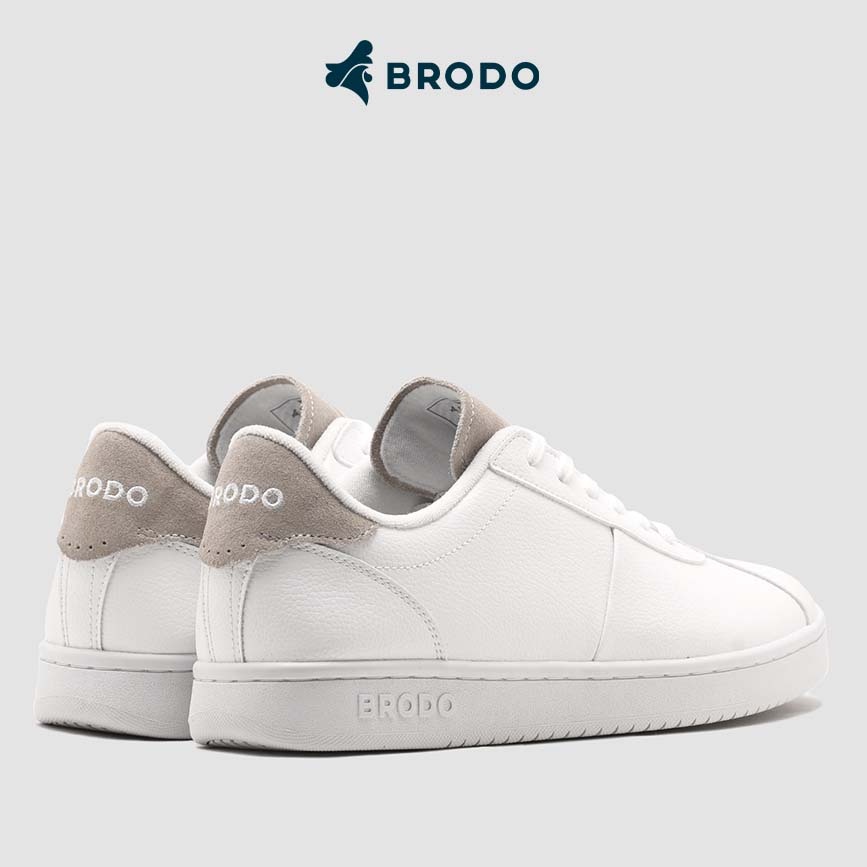 BRODO - Sneakers Corte Sleek White Nude